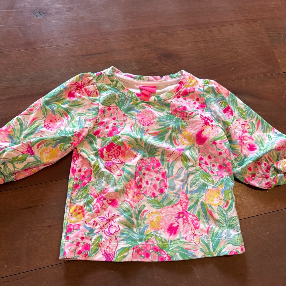 Lilly Pulitzer 3/4 Floral top M